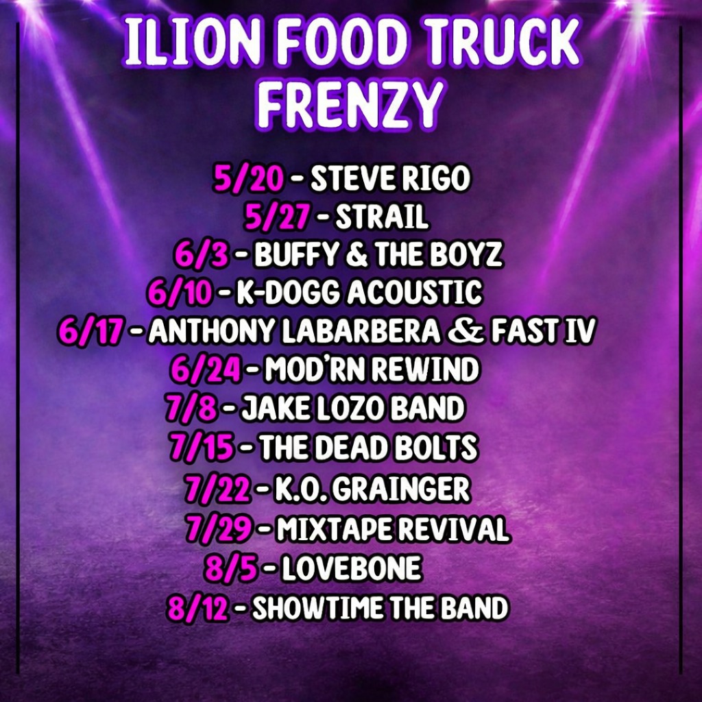 Ilion Food Truck Frenzy Music Lineup